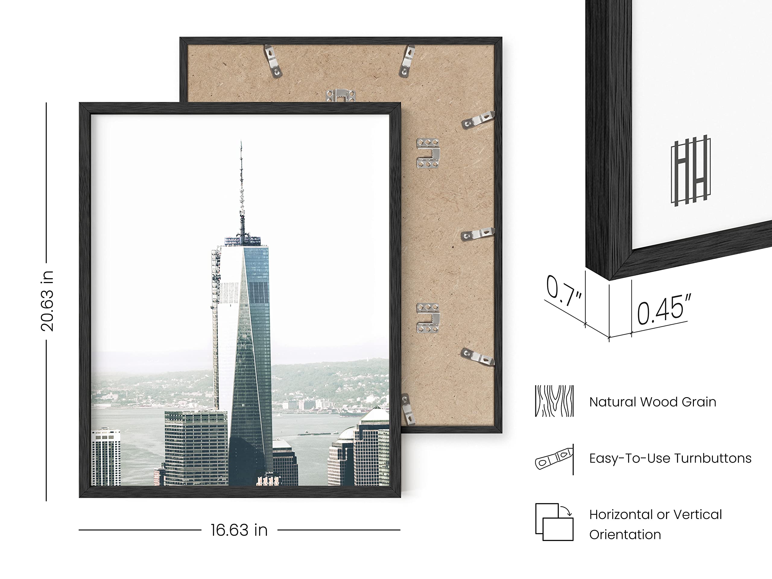 Amazon.com: HAUS AND HUES New York City Skyscrapers Wall Art – Set